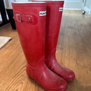Hunter red boots